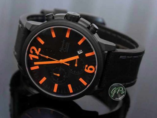 Alexandre Christie AC 6267 Orange Black Leather