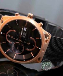 Alexandre Christie AC 6276 Black Rosegold