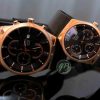 Alexandre Christie AC 6276 Black Rosegold Couple