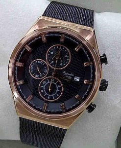 Alexandre Christie AC 6278 Rosegold Black