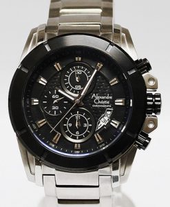 Alexandre Christie AC 6226 Black Dial Silver