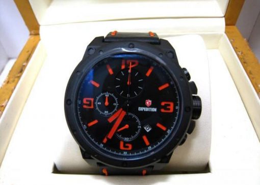 Expedition 6388 Black Orange Leather