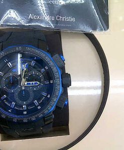 Alexandre Christie AC 6233 Turtle Blue Black Rubber