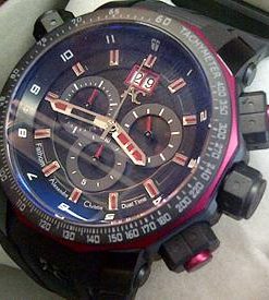 Alexandre Christie AC 6233 Turtle Red Black Rubber