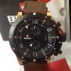 Expedition 6381 Black Gold Dark Brown Leather