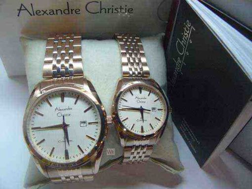 Alexandre Christie AC 8402 Rose Gold Couple