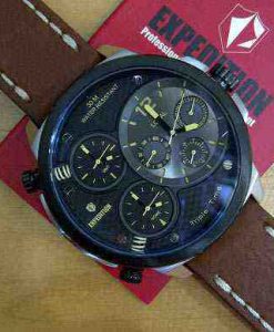 Expedition 6631N White Steel Brown Leather Index Kuning