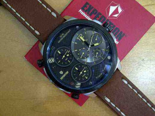 Expedition 6631N White Steel Brown Leather Index Kuning