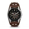 Fossil CH2891 Coachman Chronograph Brown Leather Watch