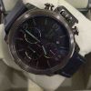 Alexandre Christie AC 6280 Grey Steel Black Leather