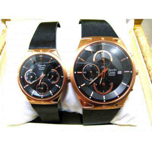 Alexandre Christie Couple AC 6425 Black Gold