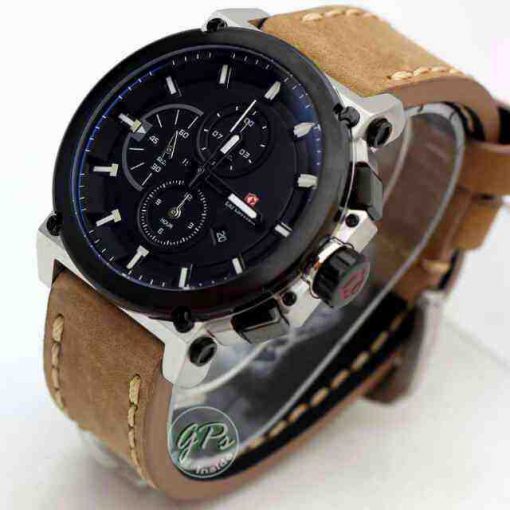 Expedition 6612 White Steel Brown Leather