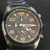 Alexandre Christie AC 6381 White Steel Black Dial Index Orange