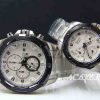 Alexandre Christie Couple AC 6305 White Steel White Dial