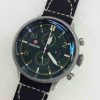 Expedition 6662 White Steel Black Dial Black Leather
