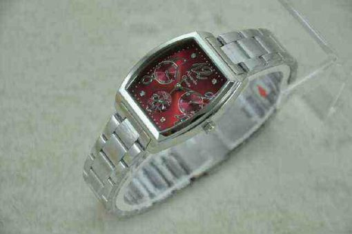 Alexandre Christie AC 2493BF White Steel Red Dial