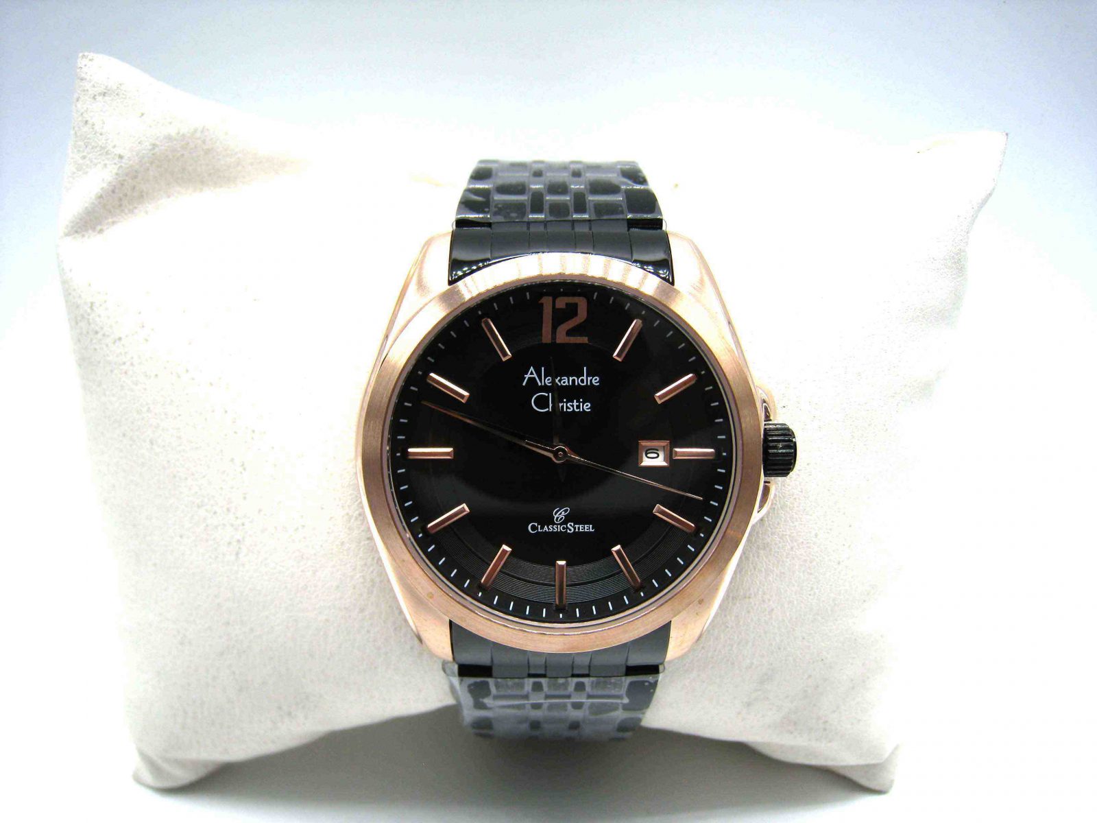 Jual Alexandre Christie AC 8455MD Men Blackrose Baru jam 