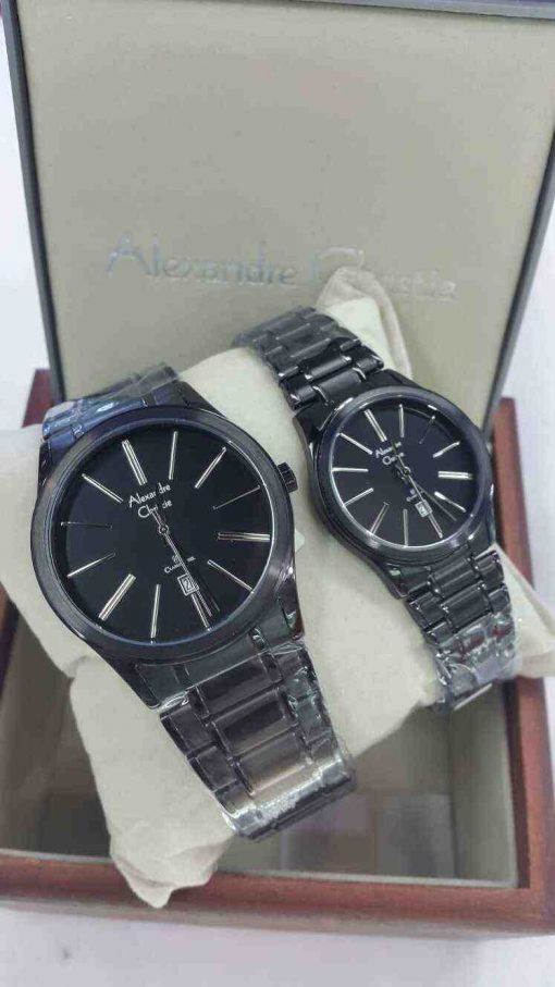 Alexandre Christie Couple AC 8448 All Black