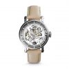 Jam Tangan Wanita Fossil ME3069 Mechanical Bone Leather Watch