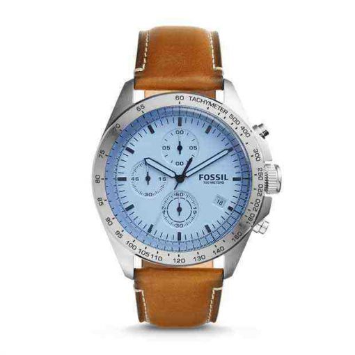 Fossil CH3022 Sport 54 Chronograph Brown Leather Watch