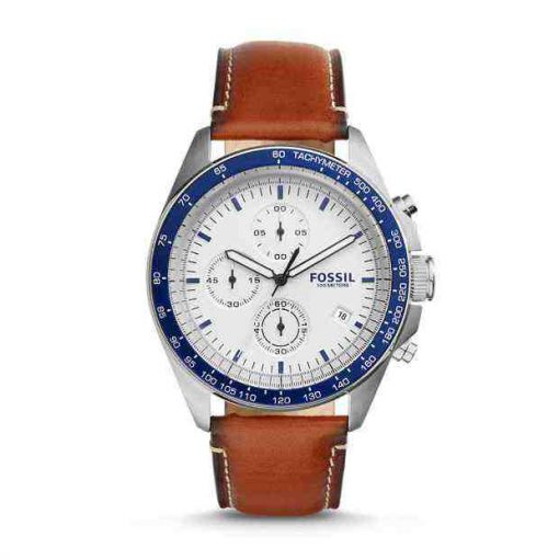 Fossil CH3029 Sport 54 Chronograph Brown Leather Watch