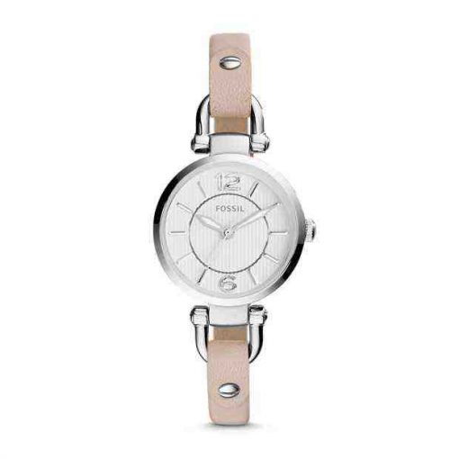 Jam Tangan Wanita Fossil ES3808 Georgia Mini White Leather Watch