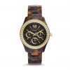 Jam Tangan Wanita Fossil ES3814 Stella Multifunction Tortoise Acetate Watch