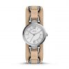 Jam Tangan Wanita Fossil ES3854 Georgia Artisan Sand Leather Watch