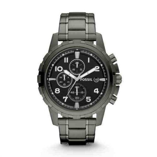 Fossil FS4721 Dean Chronograph Smoke Stainless Steel Watch