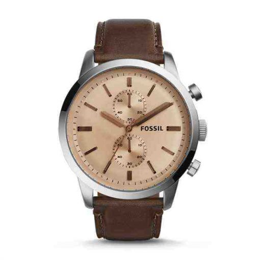 Fossil FS5156 Townsman Chronograph Dark Brown Leather Watch