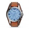 Fossil JR1515 Nate Chronograph Light Brown Leather