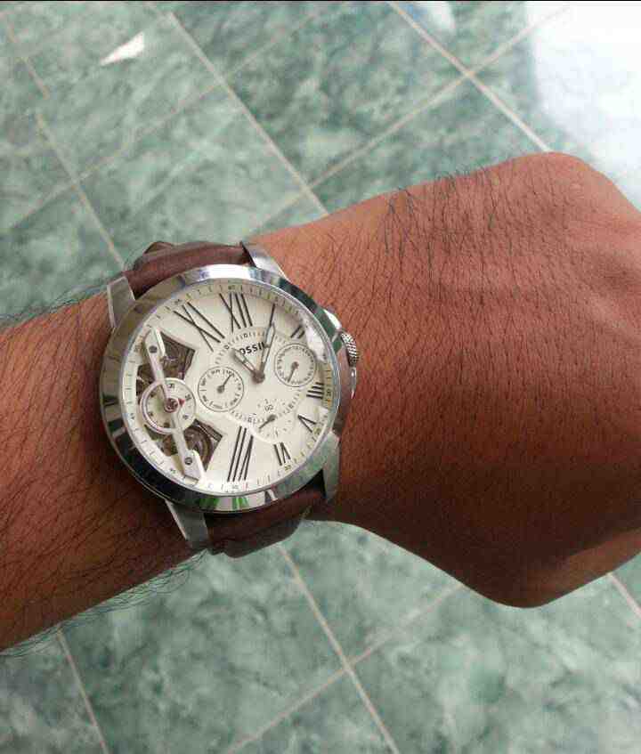 Jual Fossil ME1144 Grant Twist Multifunction Brown Leather 