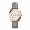Jam Tangan Wanita Fossil ES4081 Perfect Boyfriend Multifunction Iron Leather Watch