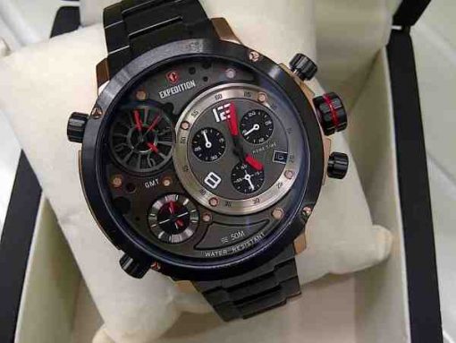 Jam Tangan Pria Expedition 6706 Triple Time