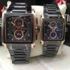 Jam Tangan Couple Expedition 6731 Black Rosegold Steel