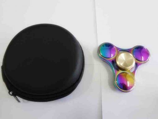 fidget spinner traingle rainbow