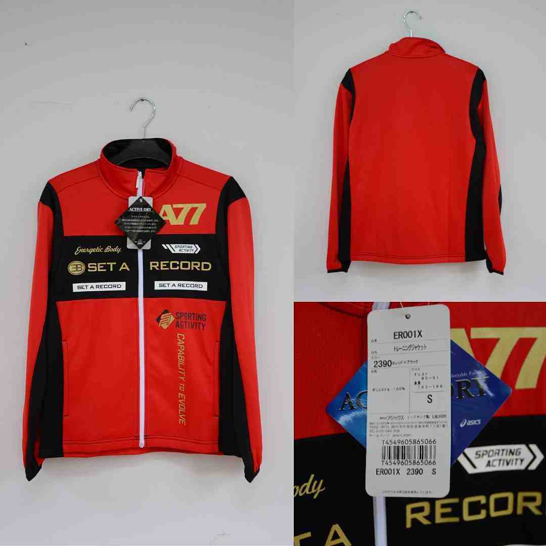 Jual Jaket  Ori Baru Asics  A77 Active Dry Training Jersey 