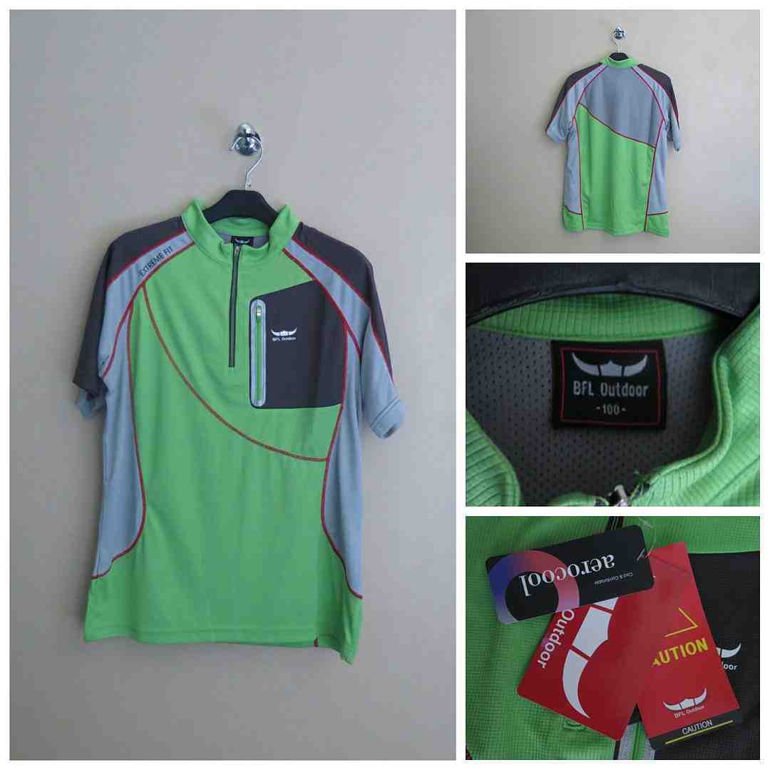 Jual Kaos Ori Baru Half zip Shirts BFL Outdoor Original 