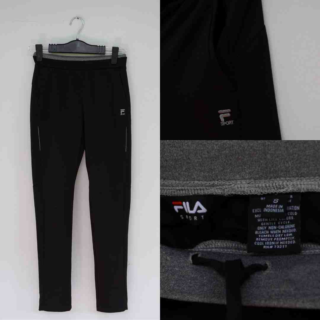  Fila  Sport Men s Training  Black Original  Murahgrosir