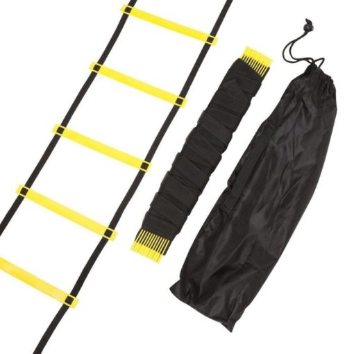 Mitre Original Agility Ladders Adjustable 9M Yellow A3084AYA1 BNWT Murah