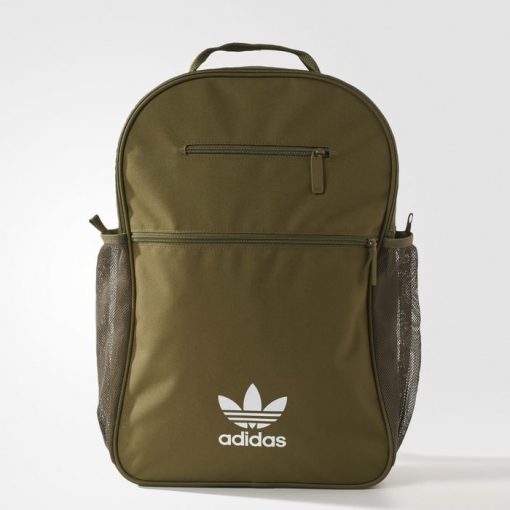 Tas Ransel Adidas Original Essential Trefoil Backpack Olive BK6720 Murah