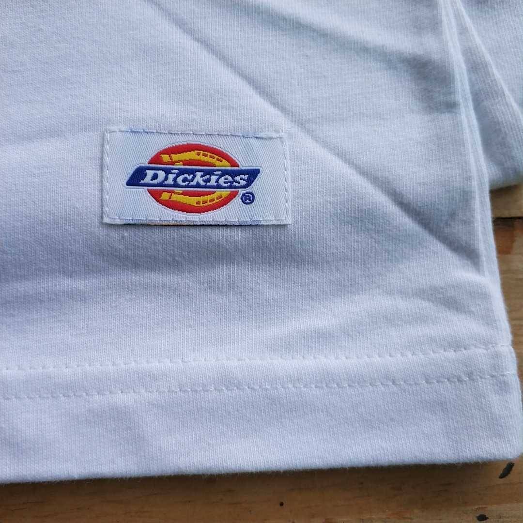 Kaos Dickies  seri Heavy Cotton Pocket It Pure White 