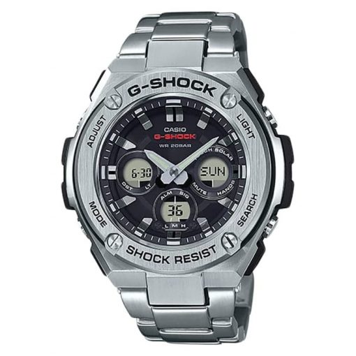 Jam Tangan Pria Casio G-Shock G-Steel GST-S310D-1ADR Tough Solar Stainless Steel Original Murah