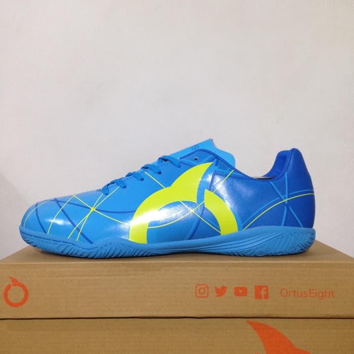 Jual Sepatu Futsal Ortus Eight Ventura IN Blue Pale Cyan 