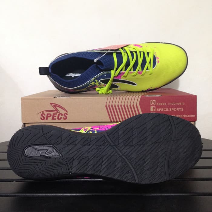 Jual Sepatu Futsal Specs Cyanide TNT  19 IN Zest Green Blue 