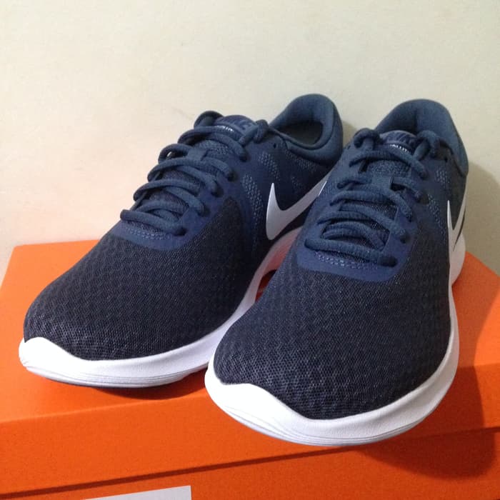 Jual Sepatu  Running  Lari Nike  Revolution 4 Thunder Blue 