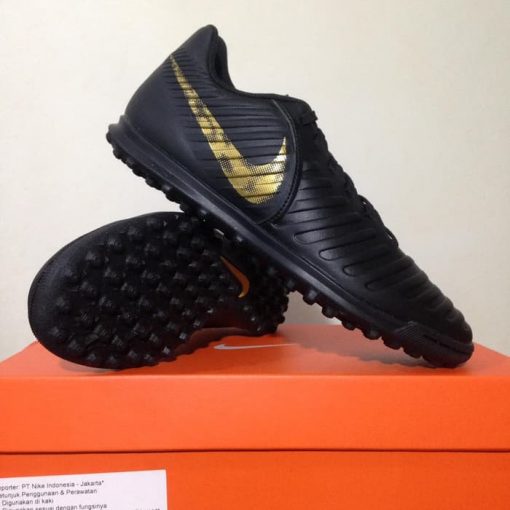 Sepatu Futsal Nike Legend 7 Club Turf Black Gold AH7248-077 Original  Murah