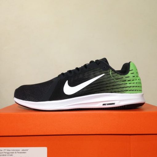 Sepatu Running/Lari Nike Downshifter 8 Black Lime Blast 908984-013 Original  Murah