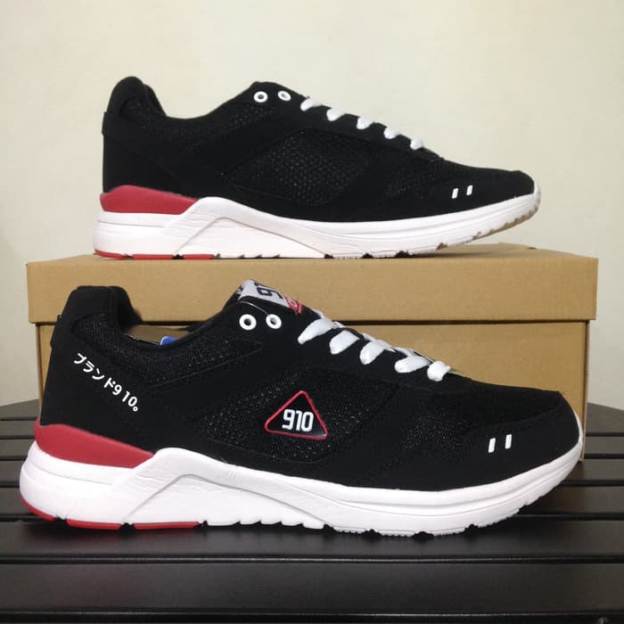  Sepatu  Running Lari  Nineten Chiru Black Red 11210051061 