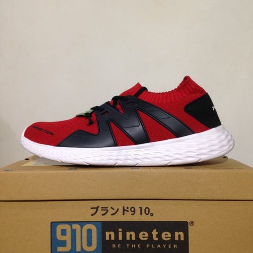 Sepatu Running/Lari Nineten Fujiwara Red Black 11211652-601 Original  Murah